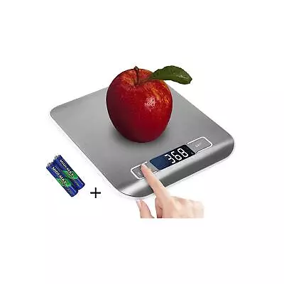 Digital Kitchen ScaleFood Scale For Meat Baking WeightUnit Gram OZ Lb Up 11... • $15.61