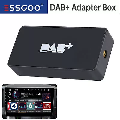 ESSGOO DAB + Box Antenna Tuner Car Stereo FM Transmission Receiver For Android • £28.59