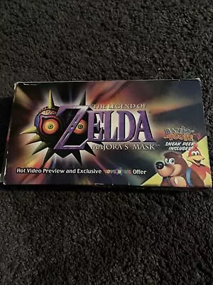 £186.79 • Buy Legend Of Zelda Majora's Mask N64 Preview VHS -Toys R Us, Banjo Tooie Promo RARE