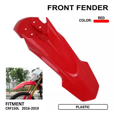 Dirt Bike Front Fender Protect For CRF150L 2016-2019 Motorcycle Plastic • $28.99