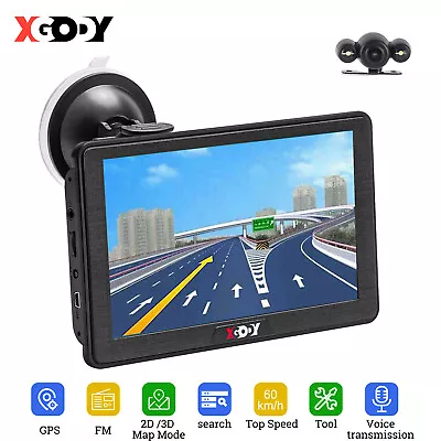 XGODY 7'' Car GPS Navigator Free AU Maps 8GB With Bluetooth And Reverse Camera • $105.99