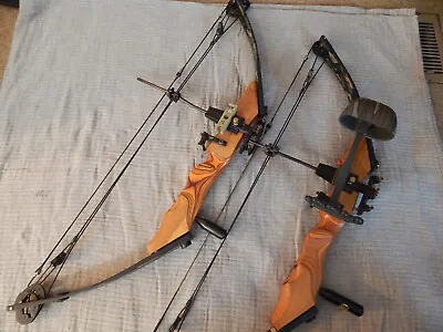 Martin Bobcat Vintage Compound Bows Hunting Archery Used Lot Of 2 • $350