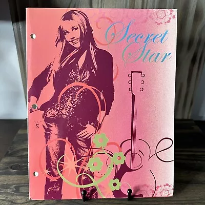 Hannah Montana Miley Cyrus Secret Star 2-Pocket Folder 3-Ring Portfolio • $7.48