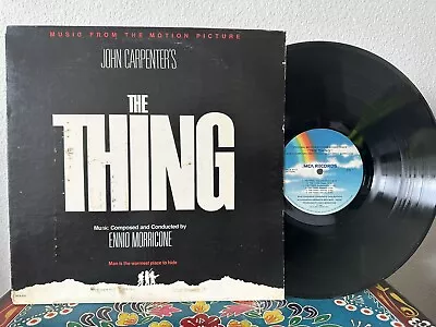 Ennio Morricone Soundtrack Lp The Thing (john Carpenter) Mca-6111 1982 Vg+ • $49