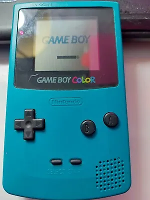 Nintendo Gameboy Color Teal Turquoise Blue Console • £51.99