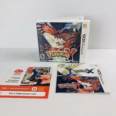 Pokemon Y (Nintendo 3DS) Original Case & Manual Only NO GAME • $15