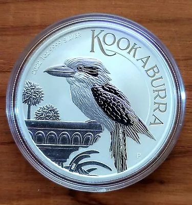 $42.69 • Buy 2022 Perth Mint Mark (p) Australia 1 Oz Silver Kookaburra Bu - In Capsule