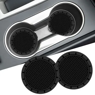2PCS Black Rubber Car Cup Holder Pads Non-slip For Auto Car Interior Accessories • $5.48