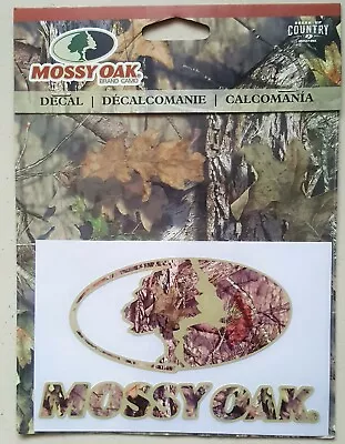 Mossy Oak Brand Break-Up Hunting Camo Country Living Decal With Green Trim  • $8.18