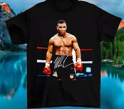 Mike Tyson  Signature Legend Retro  T Shirt Signature S-2XL Gift Fans Hot • $16.99