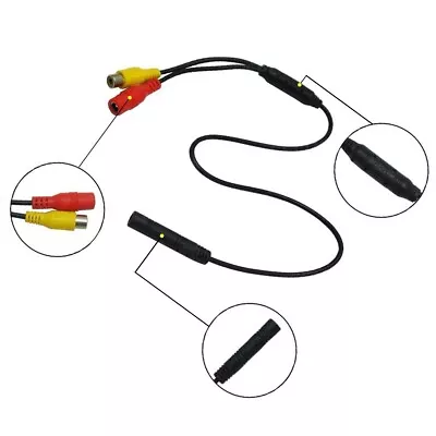 New 4 Pin S-Video To 3 RCA AV Female Cable Video TV - SVIDEO • £5.81