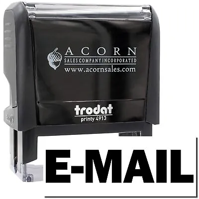 Large Self-Inking E-Mail Stamp Size 7/8  Tall X 2-1/4  Wide • $23.95