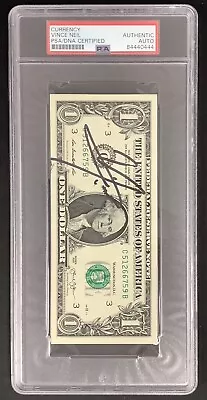 Vince Neil Signed Currency $1 Bill Motley Crue Singer Autograph HOF PSA/DNA • $74.99