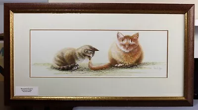 £390 • Buy WARWICK HIGGS Entertainer Cat The Original Painting Made Into Bestselling Print