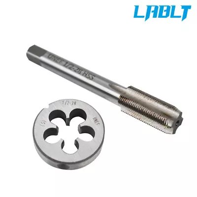 LABLT HSS Gunsmithing Tool 1/2 -28 Tap And Die Set (1/2  × 28) 22LR 223 5.56 9mm • $9.83