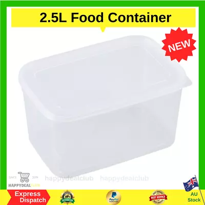 2.5L Food Storage Container BPA Free Cereals Rice Pasta Dispenser Storer NEW • $3.75