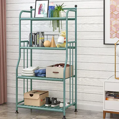 4-Tier Metal Rack Free Standing Shelving Unit Kitchen Heavy Duty Storage Stand • $52