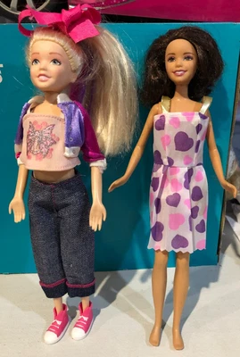 $15 • Buy JOJO SIWA Singing NO BATTERY Blonde Glitter Hair Barbie Doll + GABRIELLA Doll