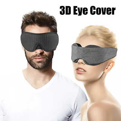 $8.95 • Buy 3D Eye Mask Sleep Shade Rest Relax Travel Sleeping Aids Blindfold Soft Padded