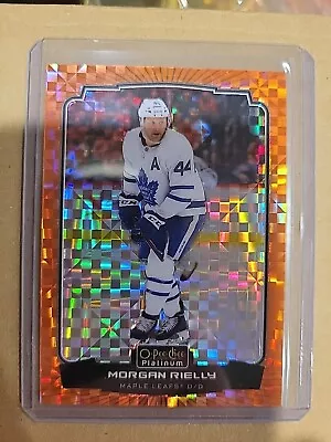 2022-23 O Pee Chee Platinum Morgan Rielly Orange Checkers SP /25 🔥🔥🔥 • $20