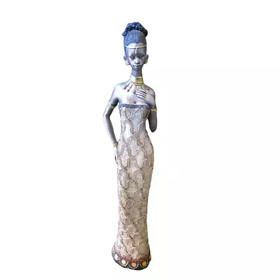 New African Masai Lady Statue • $85