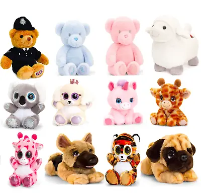 Keel Toys Stuffed Soft Toy Plush Signature Cuddle Puppy Teddy Sheep Animals • £8.99