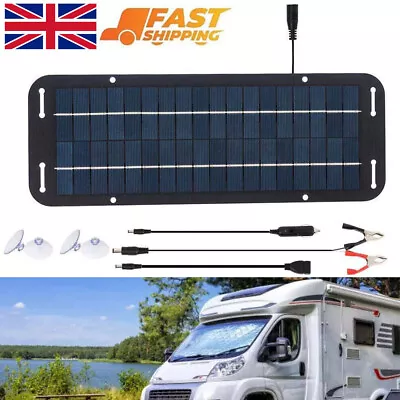 30W Solar Panel Kit Trickle Battery Charger 12V For Car Van Caravan Boat UK • £11.95