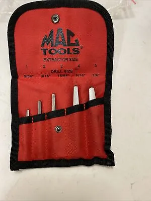 Mac Tools 5pc Straight Flute Screw Extractor Set In Pouch • $52.50