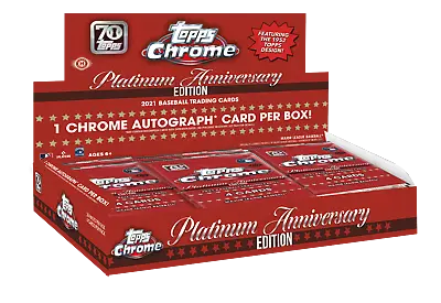Topps Chrome Baseball Platinum Anniversary Edition 2021 Cards Pick Your Own RC • £1.75
