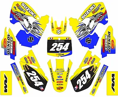 Decals For Suzuki RM250 RM125 RM 125 250 GRAPHICS 1999 2000 Stickers Dragon Troy • $95