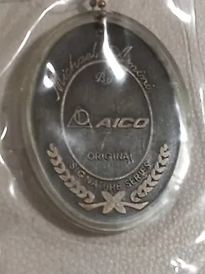 AICO Furniture Michael Amini Original Oval Metal Hanging Medallion Plaque Logo18 • $27