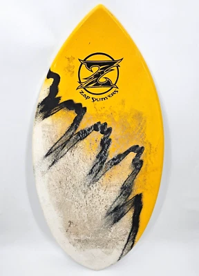 $120 • Buy Vintage ZAP Skim'ers Wedge Skimboard Size 44x21 Skim Board With Wax