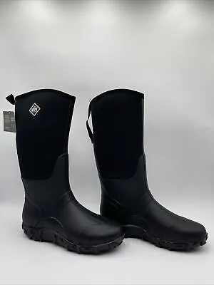 WTW Men's Rain Boots Neoprene - Waterproof Insulated Rubber Mud Boots Black 10 • $76.49