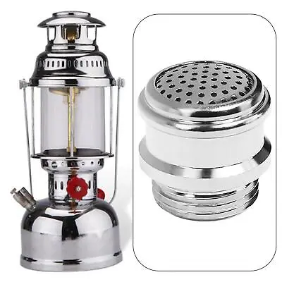 Vintage Gas  Lantern  For Outdoor Camping Oil Lamp Tent Lantern Stainless Steel • £9.82