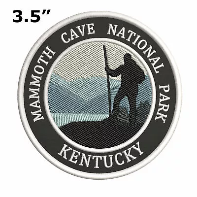 Mammoth Cave National Park Kentucky Patch Embroidered Iron-on Applique Souvenir • $5.50