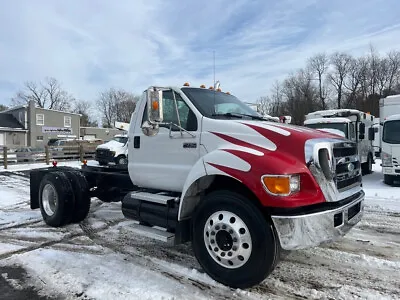 2007 Ford F-750 Used Cab & Chassis 84  Cummins Diesel Single Cab Axle Manual  • $27900