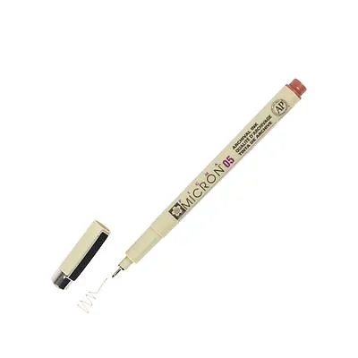 XSDK05-12 Sakura Pigma Micron 05 Marker Pen 0.45mm Tip Brown Pack Of 1 • $8.63