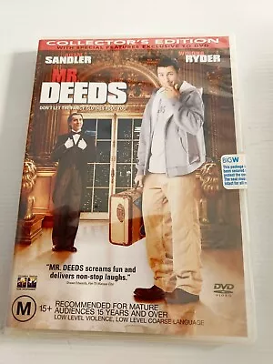 Mr Deeds DVD Adam Sandler Collector's Edition NEW SEALED R4 • $12