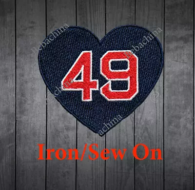 Tim Wakefield Patch #49 Patch Boston Red Sox Memorial 49 Baseball Jersey Patch • $15.95