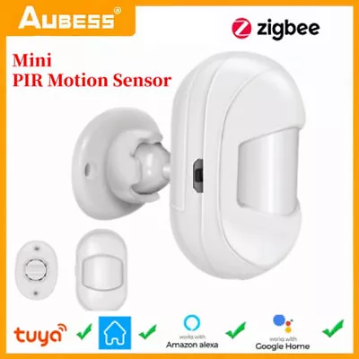 Tuya Zigbee3.0 Smart Mini PIR Motion Sensor Wireless Human Body Movement Sensor • $10