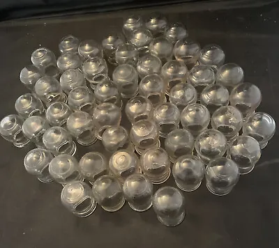 Vintage SET  Of 59 Glass Fire Cupping Cups Cupping-glass Chinese Medical Massage • $150