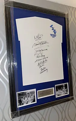 Proof Rare Framed Fa Cup Multi Signed 1972 Shirt Leeds United Coa Autograph • £499.99