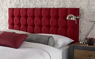 Monaco Wall Fixing Bed Headboard All Sizes & All Colours Linen Collection • £56.70