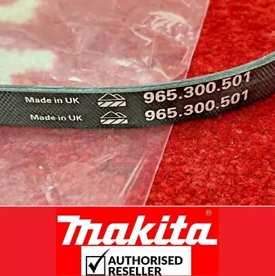 £34.86 • Buy Genuine Makita Drive V-Belt EK6100 305mm Petrol Disc Cutter 965 300 501 UK MADE