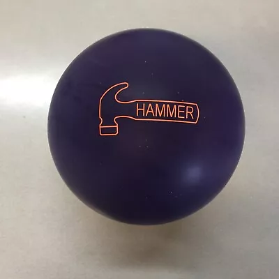 Hammer Purple Solid Reactive   Bowling  Ball 14 LB.  New In Box  #080h • $79.95