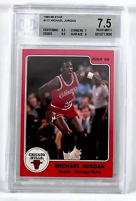 *BGS 7.5* 1985-86 Michael Jordan Star #117 • $1449.50