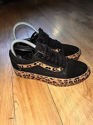 Vans Old Skool Platform Stacked Leopard Uk5 • £5