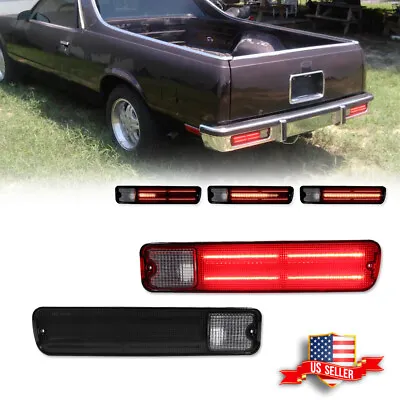 Smoked LED Rear Tail Lights For 79-87 Chevrolet El Camino Malibu GMC Caballero • $99.99