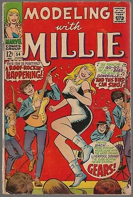 Modeling With Millie 54 Marvel Silver Age 1967 Romance Comic Book G/VG • $6.99