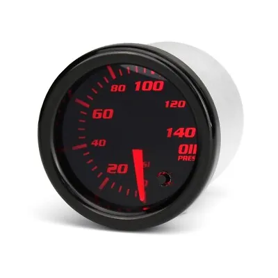 140 PSI 2'' 52mm Oil Pressure Gauge Meter 7 Color Car Digital LED& Sensor • $26.99